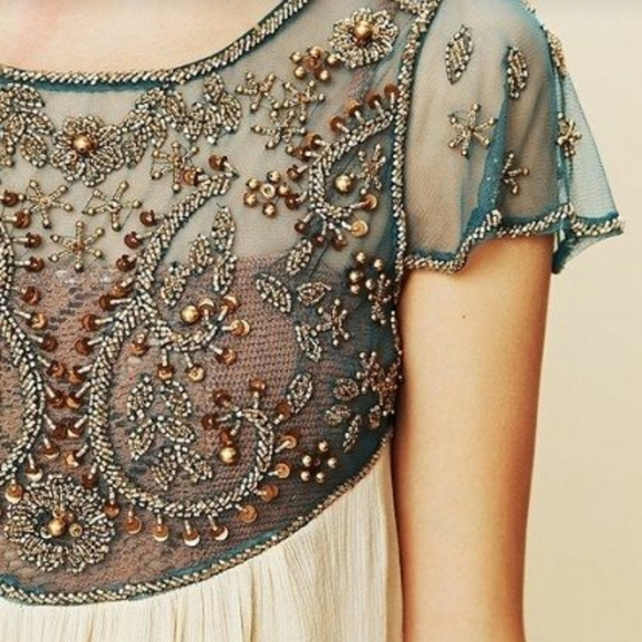 Free People Dresses & Skirts - Free People Rare Embellished ombre tunic mini, XS